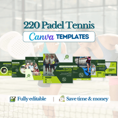 220 Padel Tennis Posts - Social Media Posts