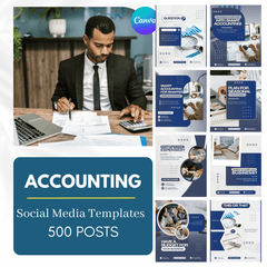 500 Accountant Template - Social Media Templates