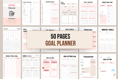 Goal Planner: 50 Pages