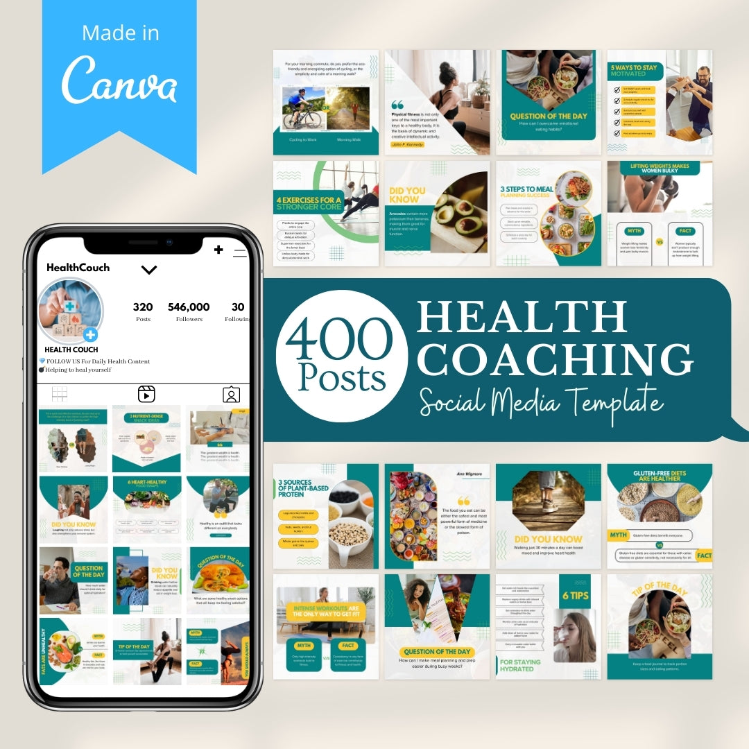 400 Health Coach - Social Media Templates – Viralcontent.design 400-health-coach-social-media-templates-viralcontent-design