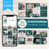 50 Schizophrenia - Social Media Templates