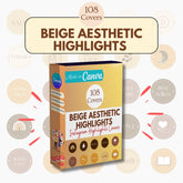 Beige Aesthetic Highlights - 108 Instagram Highlight Covers