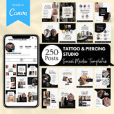 Tattoo & Piercing Studio - Social Media Templates