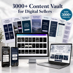 3000+ Content Vault for Digital Sellers