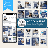 500 Accountant Template - Social Media Templates