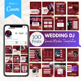 100 Wedding DJ Canva Templates