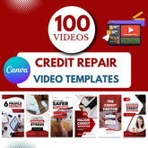100 Credit Repair Video Templates