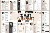 CV Templates - 20 Templates