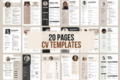 CV Templates - 20 Templates