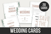 Wedding Cards & invitations - 20 Pages
