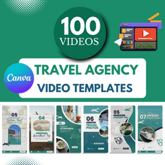 100 Travel Agency Video Templates