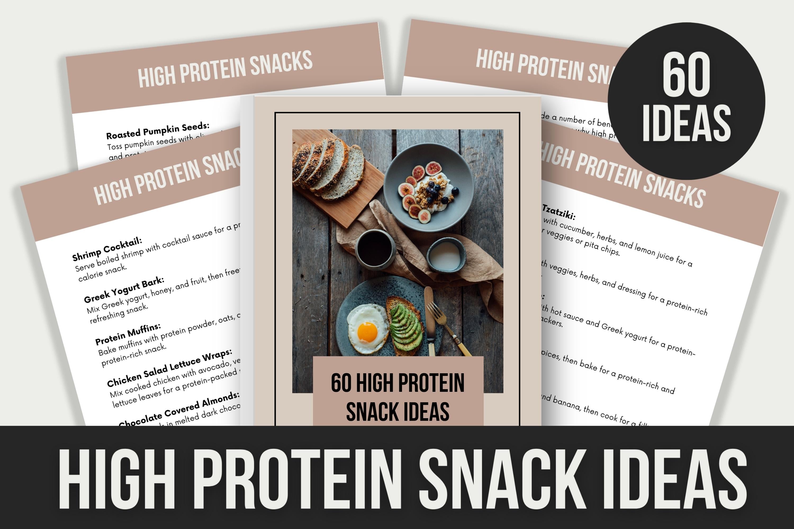 60 High Protein Snack Ideas