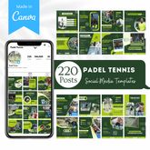220 Padel Tennis Posts - Social Media Posts
