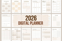 Digital Planner 2026 - 60 Pages