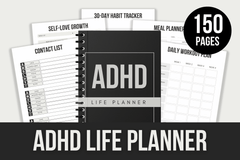 ADHD Life Planner - 150 Pages