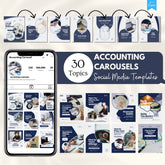 Accounting Carousels Bundle - 30 Done-For-You Topics