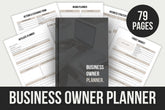Business Owner Planner - 79 Pages