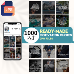 Motivation Quotes - 1000 JPG Files - NOT EDITABLE