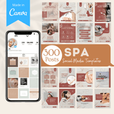 300 Spa Posts - Social Media Templates