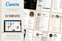 CV Templates - 20 Templates