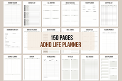 ADHD Life Planner - 150 Pages