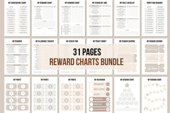 Reward Charts Bundle - 31 Pages