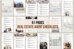Real Estate Agent Checklists - 20 Lists