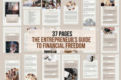 E-Book: The Entrepreneur's Guide to Financial Freedom - 37 Pages