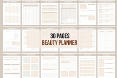 Beauty Planner - 30 Pages