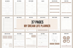 My Dream Life Planner - 37 Pages