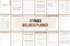 Wellness Tracker - 17 Pages