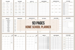 Home School Planner - 93 Pages