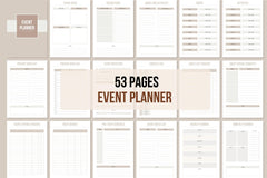 Event Planner - 53 Pages