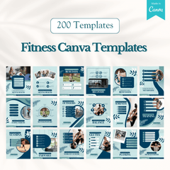 2000+ Fitness, Nutrition & Health Bundle - Social Media Templates