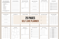 Self-Care & Confidence Planner Bundle