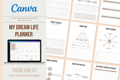 My Dream Life Planner - 37 Pages
