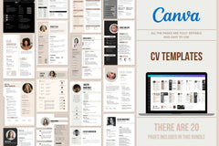 CV Templates - 20 Templates