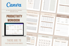 Productivity Workbook - 78 Pages