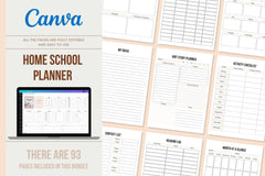 Home School Planner - 93 Pages