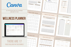 Wellness Tracker - 17 Pages