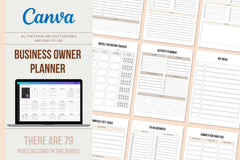 Business Owner Planner - 79 Pages