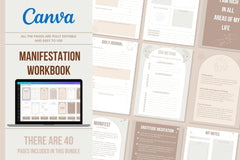 Manifestation Workbook - 40 Pages