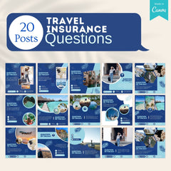 220 Travel Insurance Canva Templates