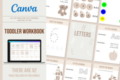 Toddler Workbook - 92 Pages