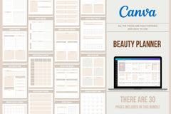 Beauty Planner - 30 Pages