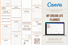 My Dream Life Planner - 37 Pages