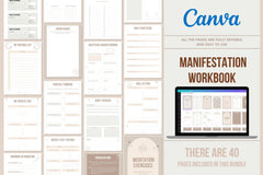 Manifestation Workbook - 40 Pages