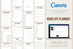 ADHD Life Planner - 150 Pages