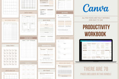 Productivity Workbook - 78 Pages