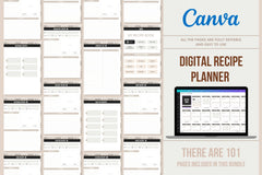 Digital Recipe Planner - 101 Pages